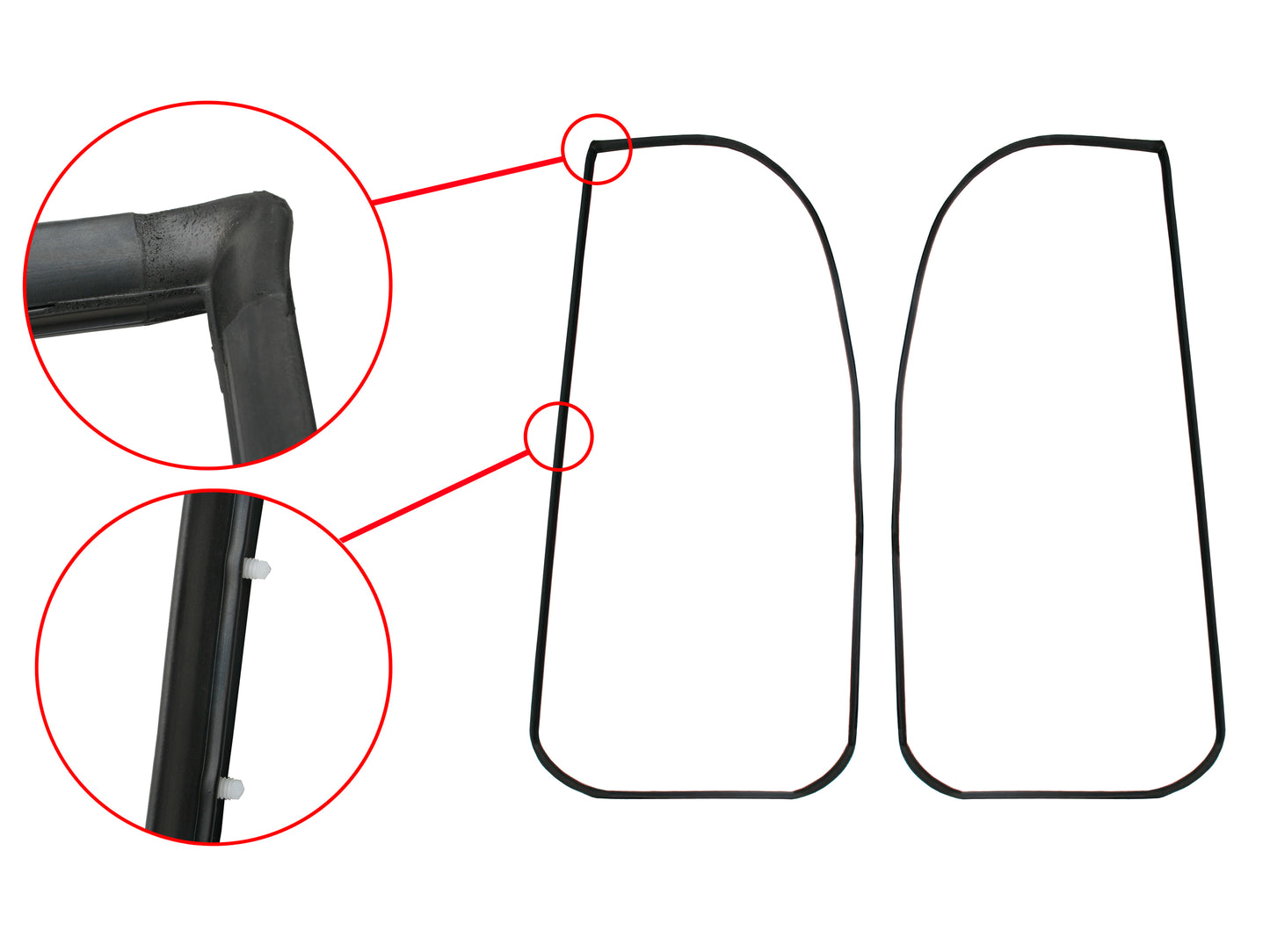 Door Seal Kit VK VL Commodore Sedan - DSKVKVL1