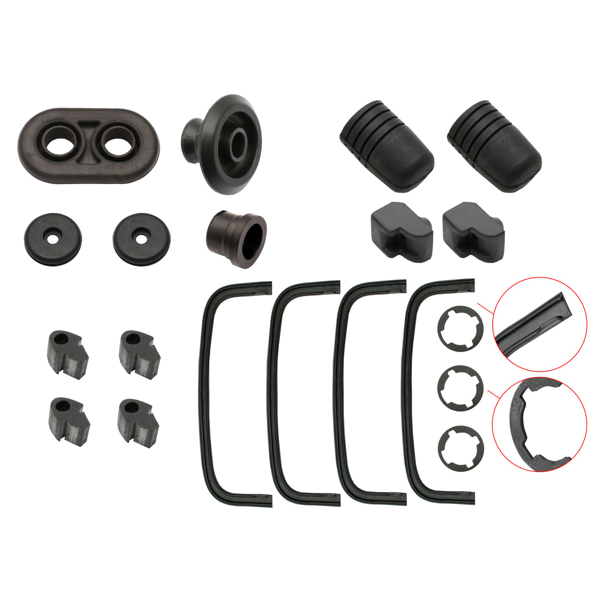 Body Rubber Kit Holden VH SLE Commodore Sedan - VH2P