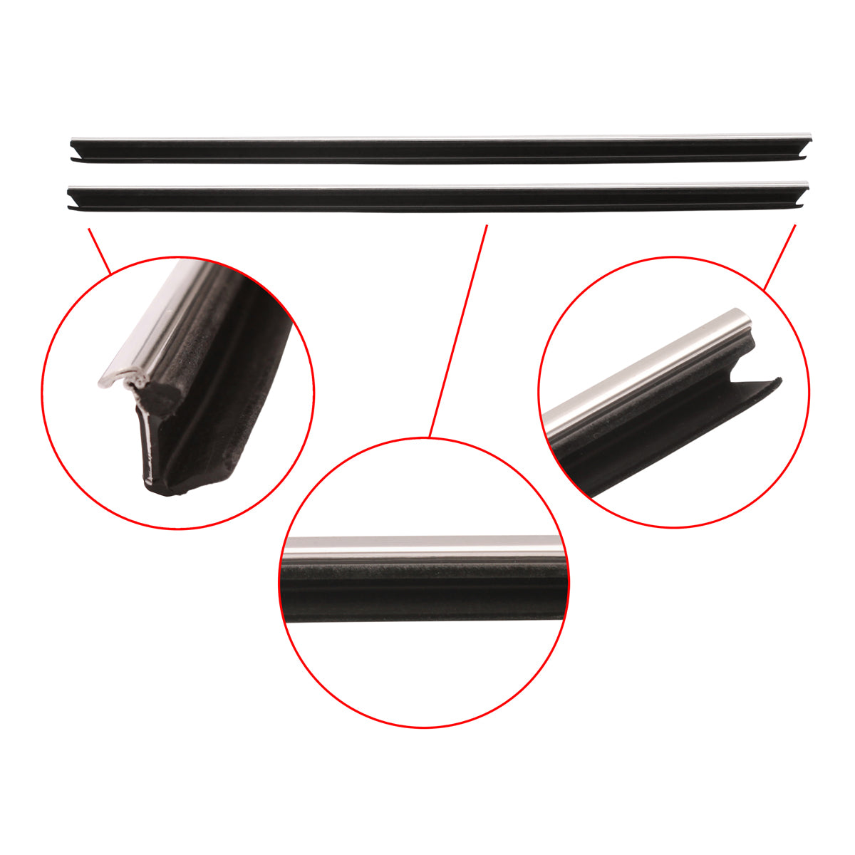 Body Rubber Kit VK Commodore Sedan Exc Calais With Door Belts - VK1