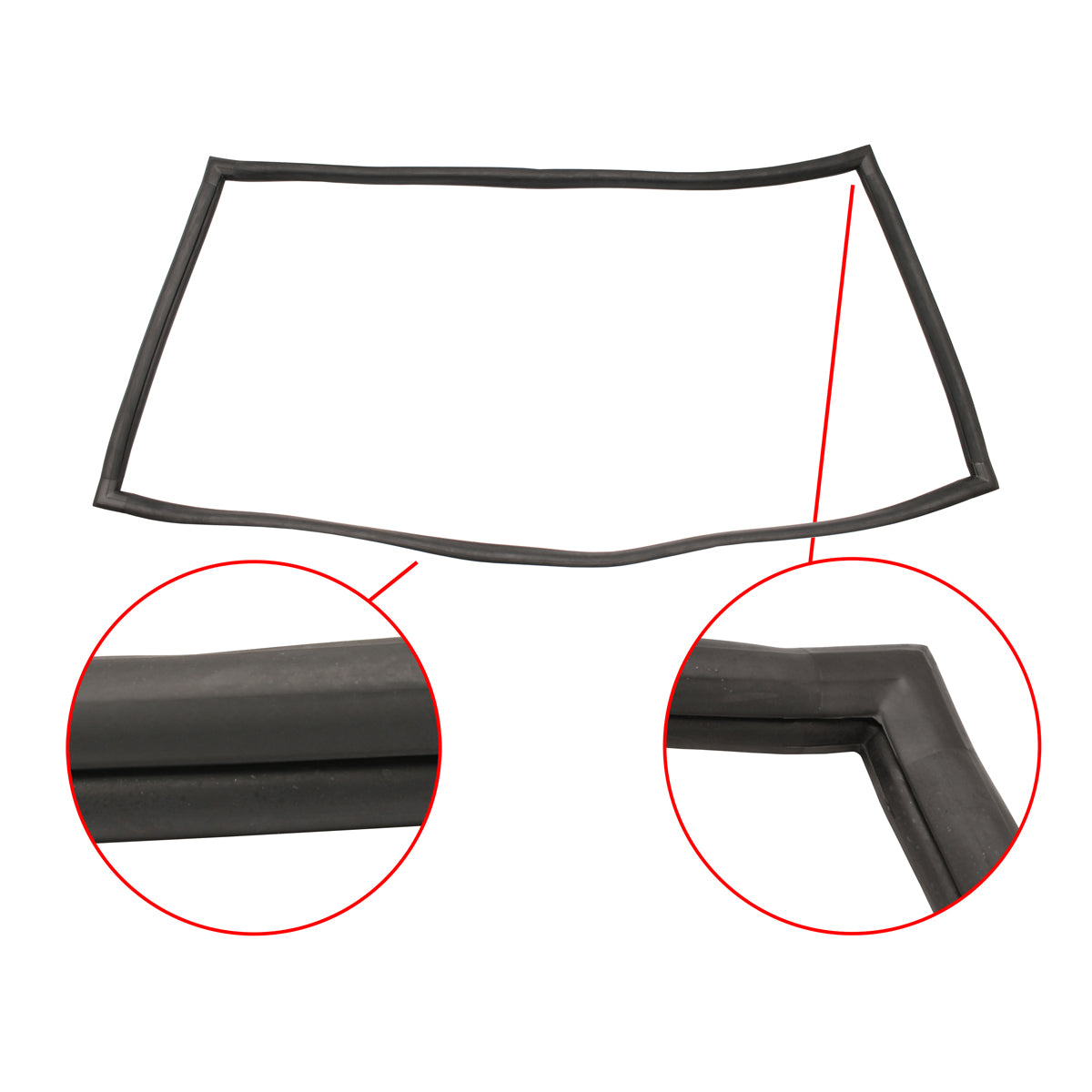 Body Rubber Kit VK Commodore Sedan Exc Calais With Door Belts - VK1