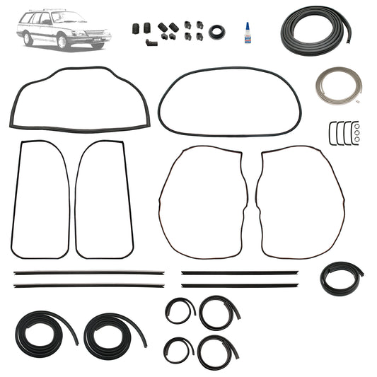 Body Rubber Kit Holden VK Wagon - VK2