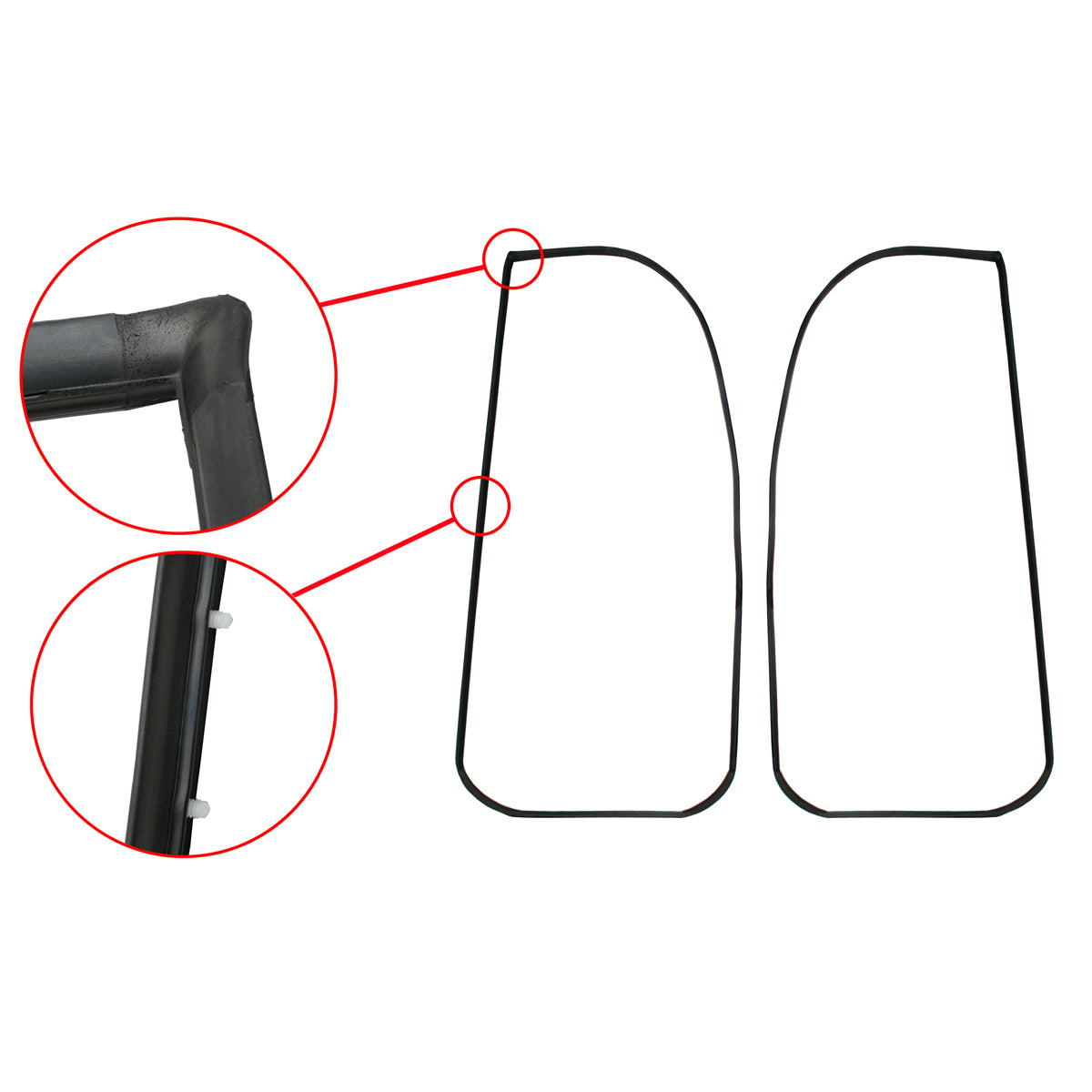 Body Rubber Kit Holden VK Wagon - VK2