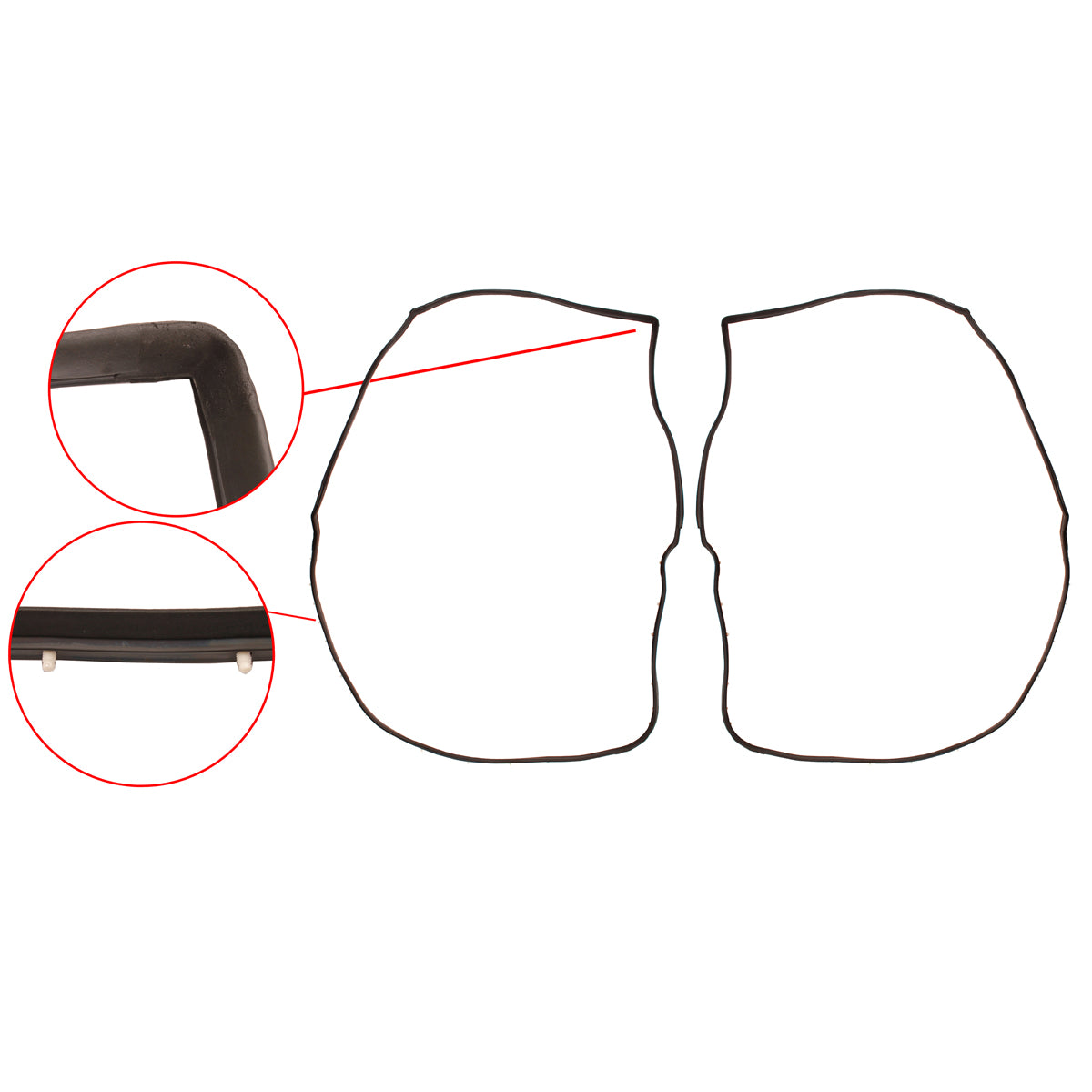 Body Rubber Kit Holden VK Wagon - VK2