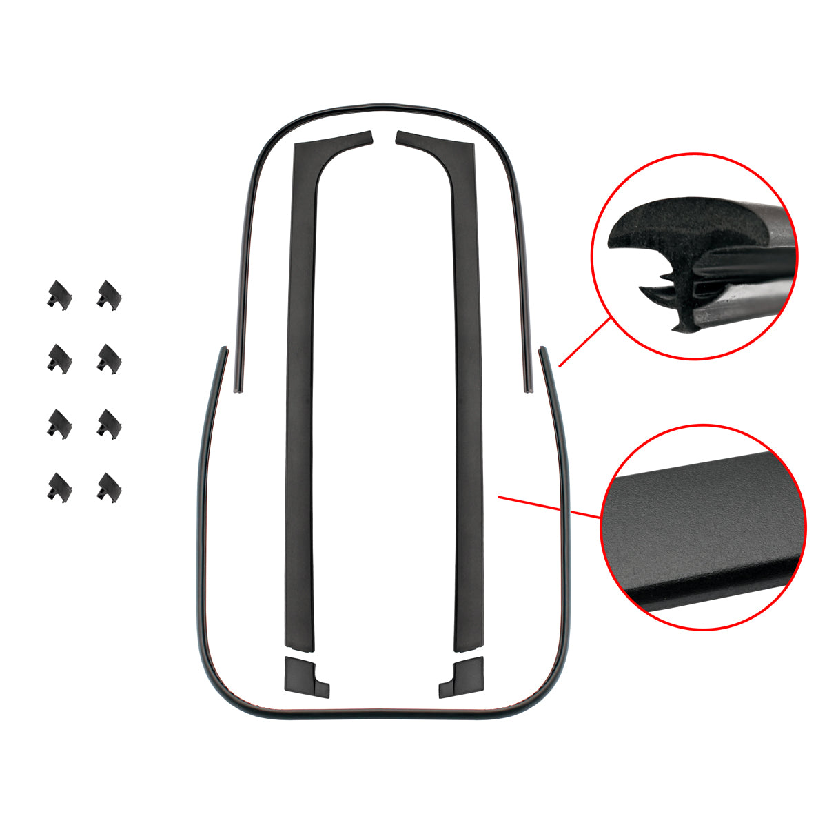 Body Rubber Kit Holden VL Commodore Sedan (Non Calais) - VL1P