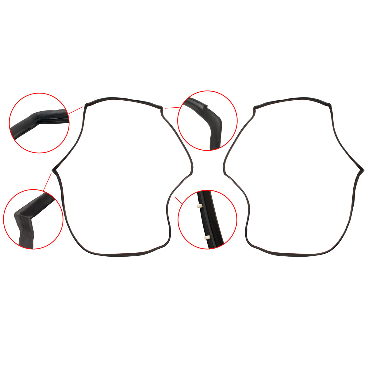 Body Rubber Kit Holden VL Commodore Sedan (Non Calais) - VL1P