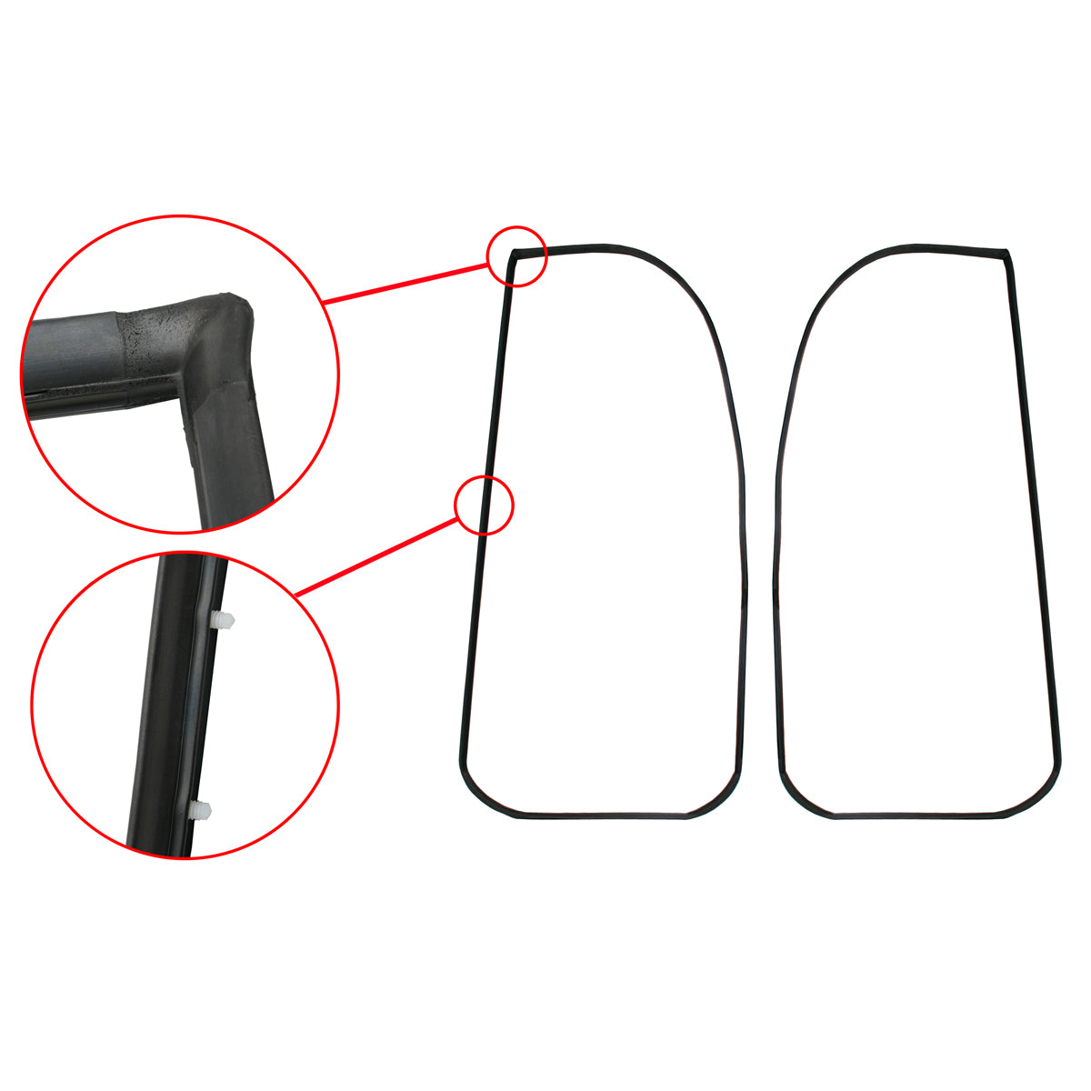 Body Rubber Kit Holden VL Calais Commodore Sedan - VL2P