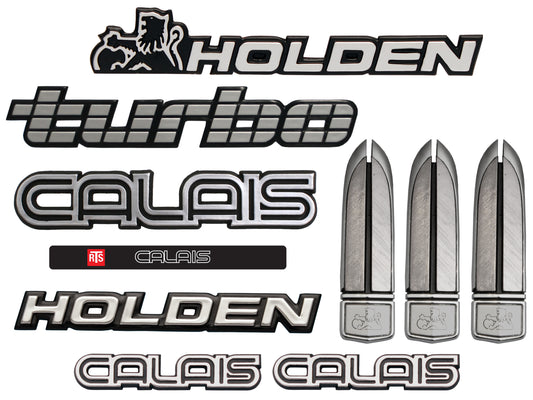 Badge Kit VL Commodore Calais 6 Cylinder Turbo - VLBK11