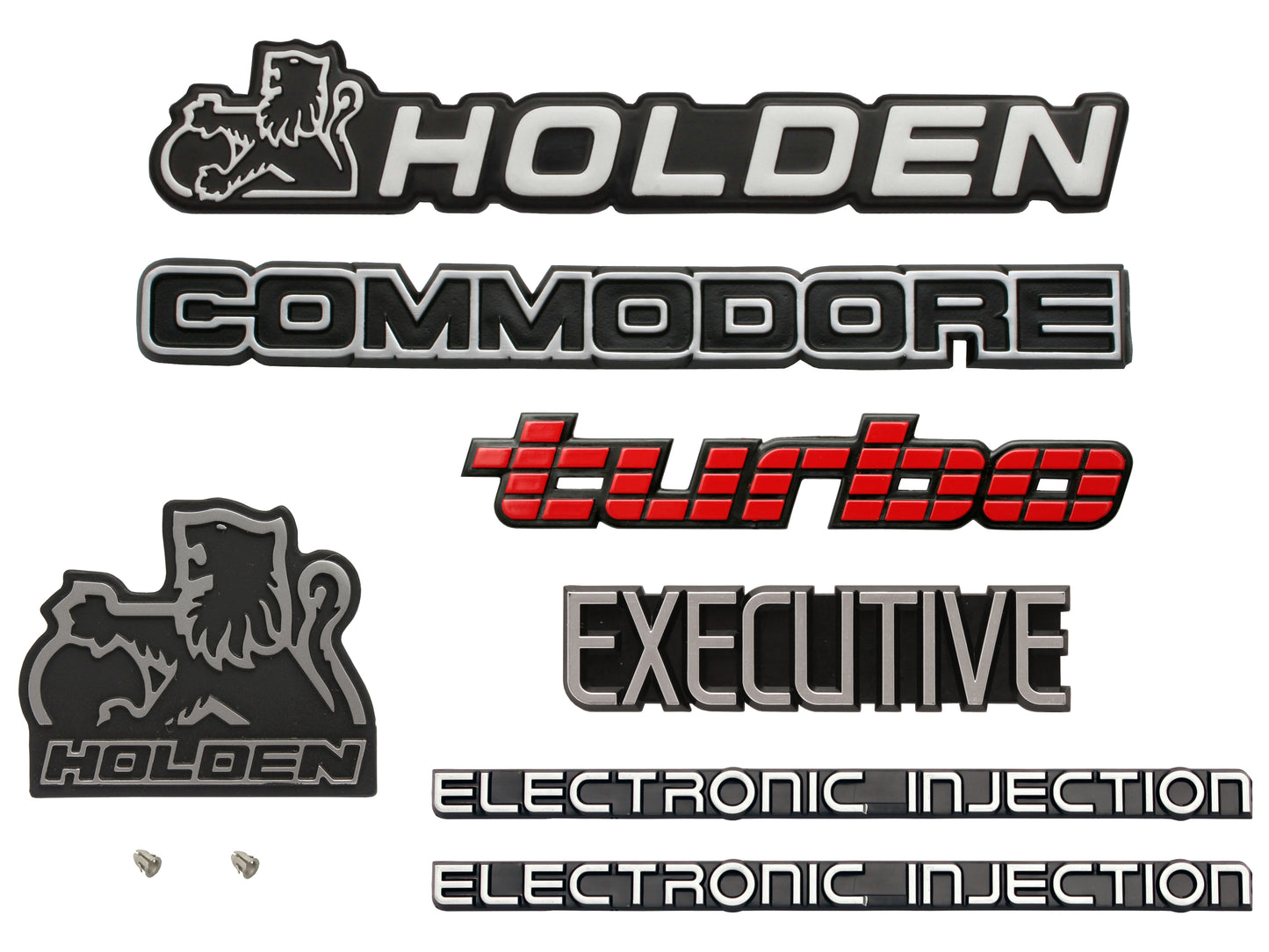 Badge Kit VL Commodore Executive 6 Cylinder Turbo - VLBK5