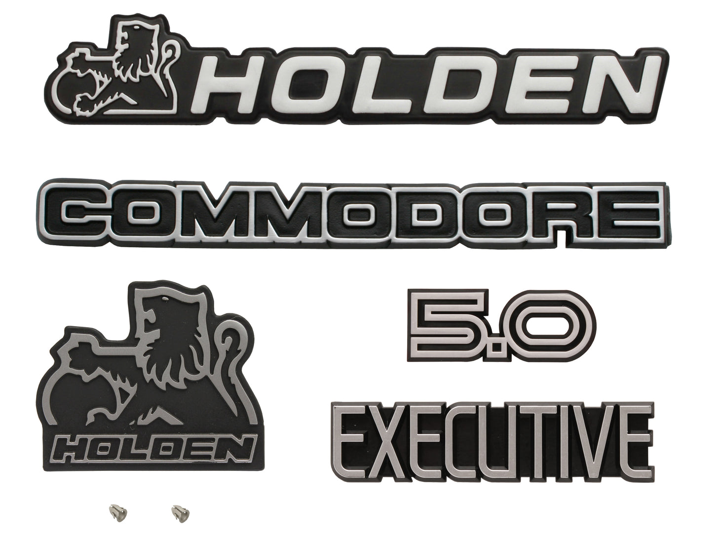 Badge Kit VL Commodore Executive V8 - VLBK6