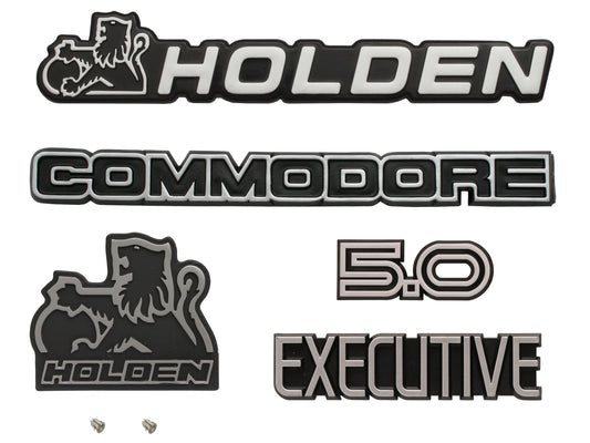 Badge Kit VL Commodore Executive V8 - VLBK6