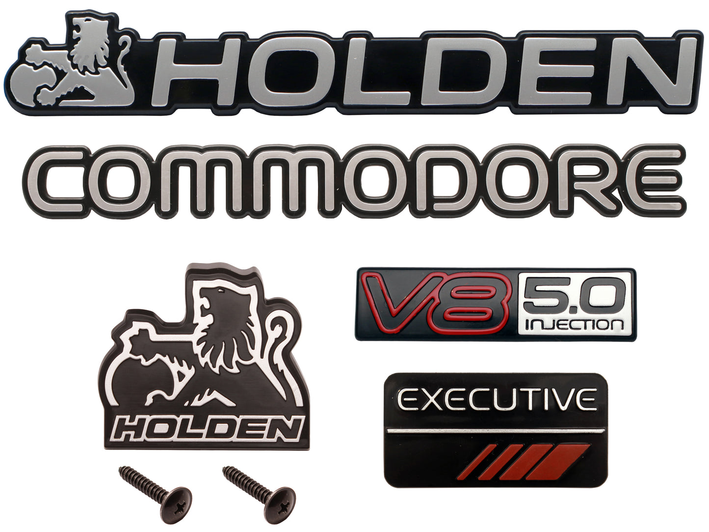 Badge Kit VN Commodore Executive V8 - VNBK2