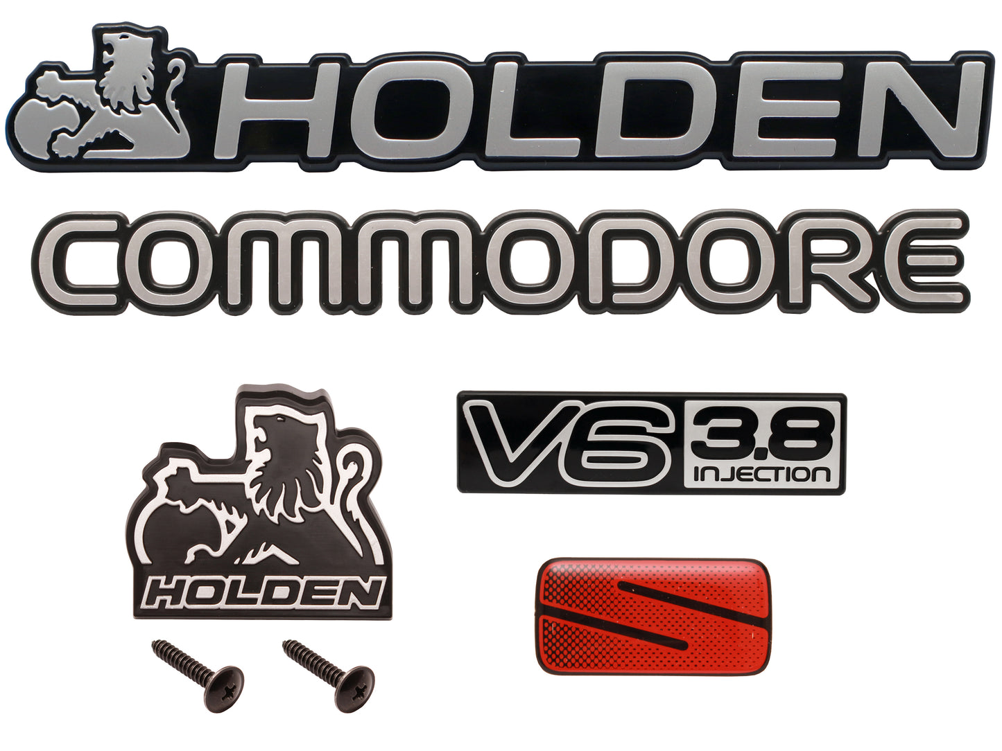 Badge Kit VN Commodore "S" Pack V6 - VNBK8