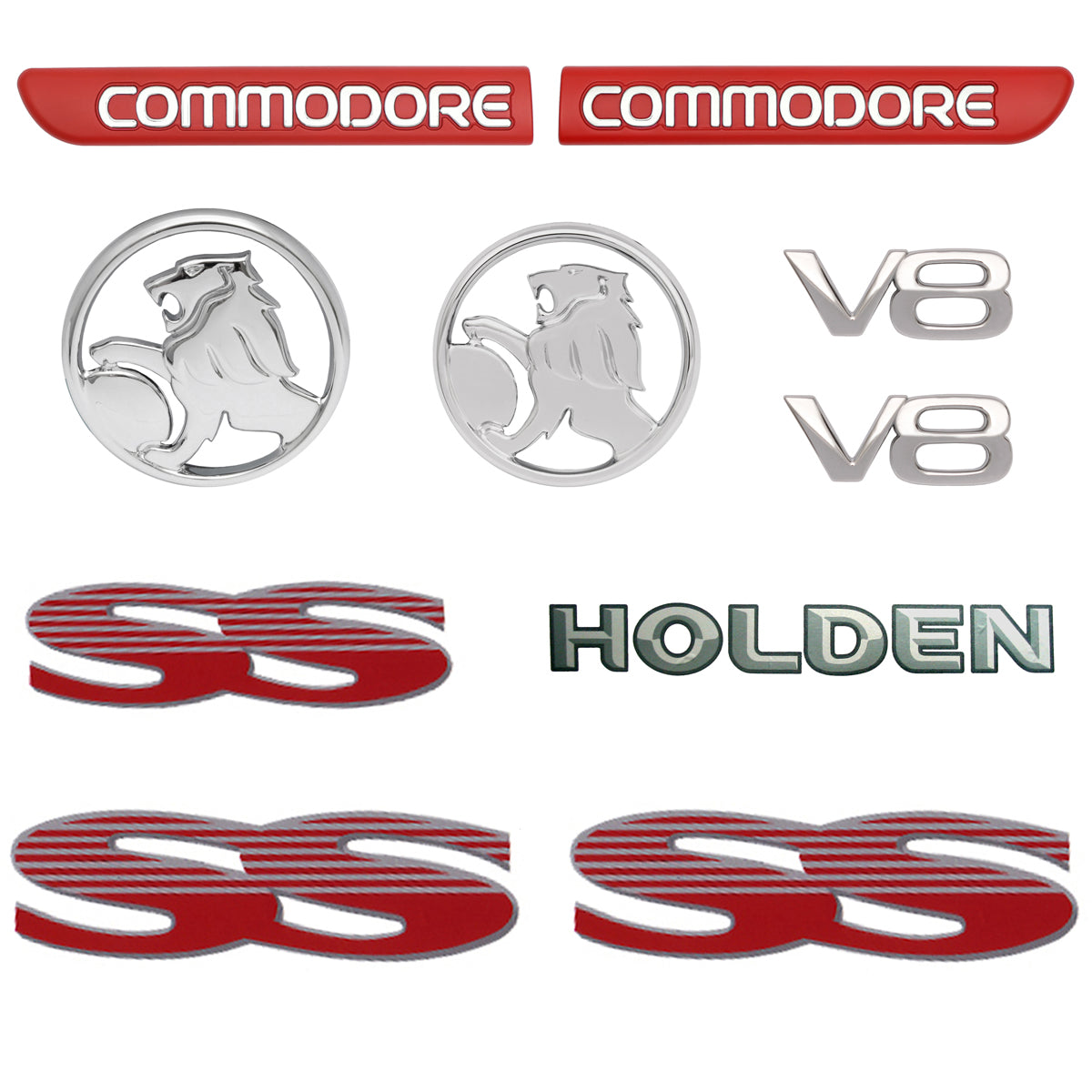 Badge Kit VS Commodore SS Sedan - VSBK4