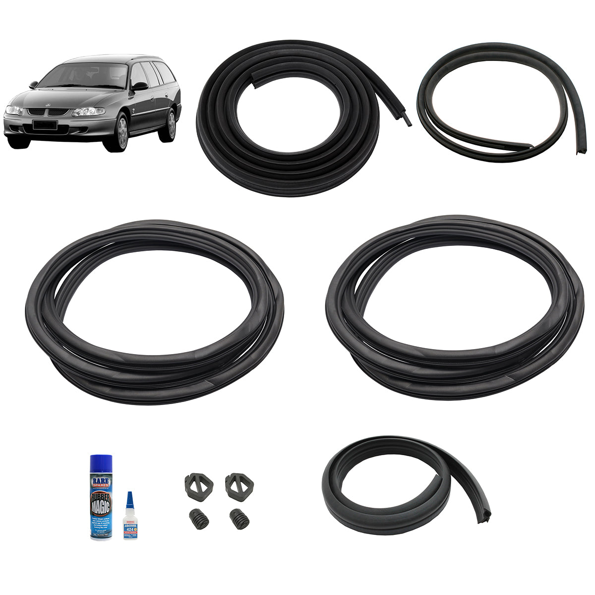 Body Rubber Kit VT VX Commodore Wagon - VT3