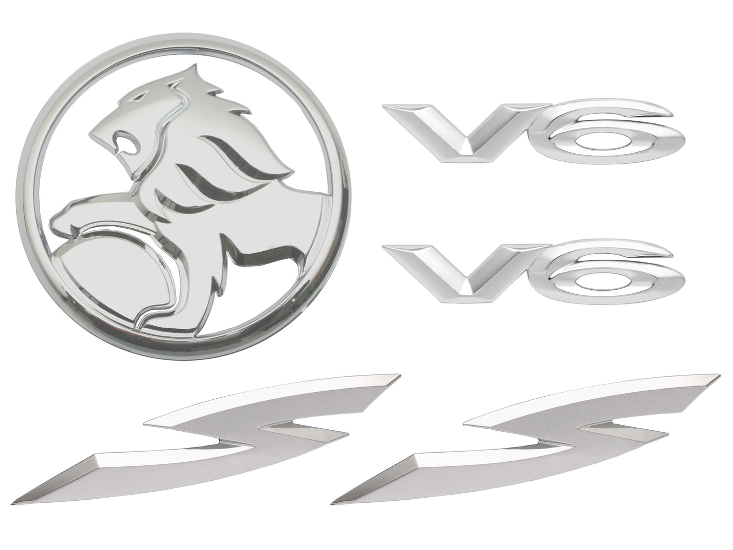 Badge Kit VY Commodore V6 "S" Pack - VYBK2