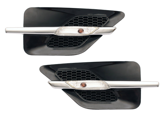 Lens Side Indicator Fender Vent Insert VZ SS Pair - VZSSIK
