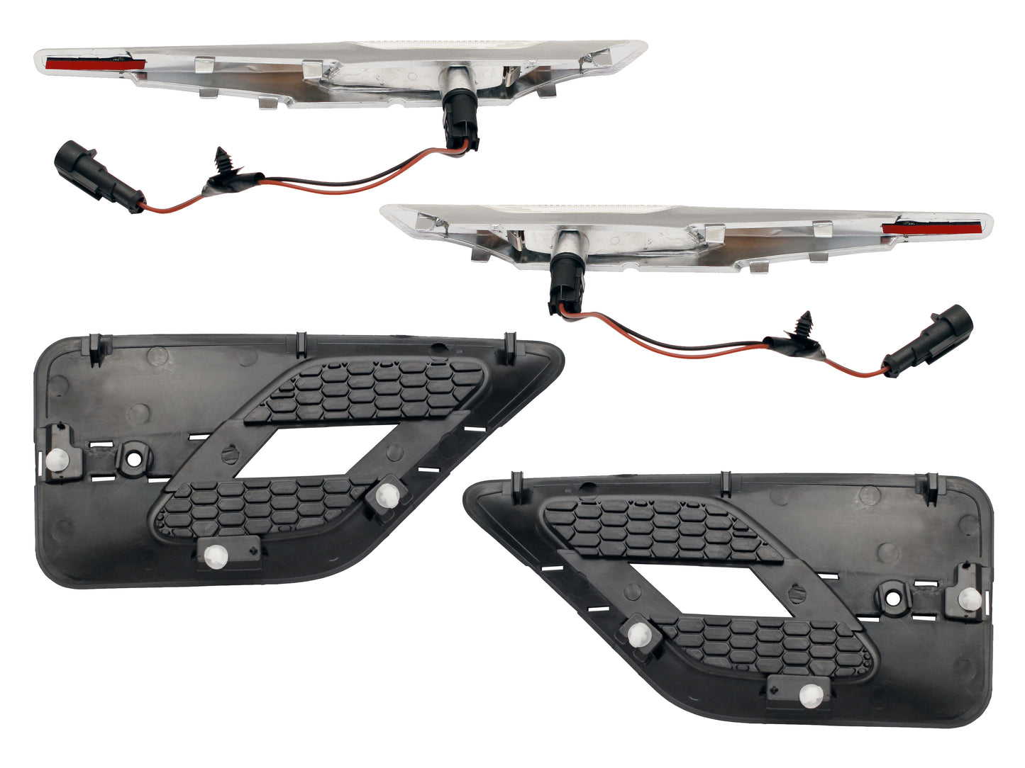 Lens Side Indicator Fender Vent Insert VZ SS Pair - VZSSIK