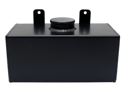 Windscreen Washer Bottle Black Holden Type Alloy Universal - WBB1000