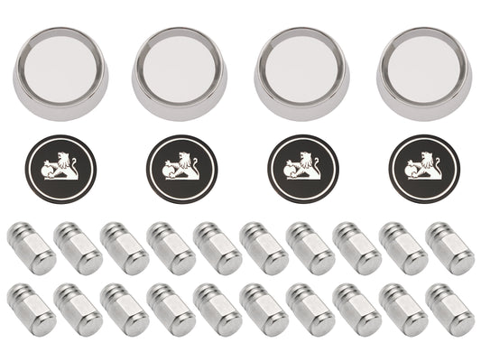 Wheel Cap Kit With Nuts HJ HX HZ GTS LH LX (4 Wheels) - WC1007A