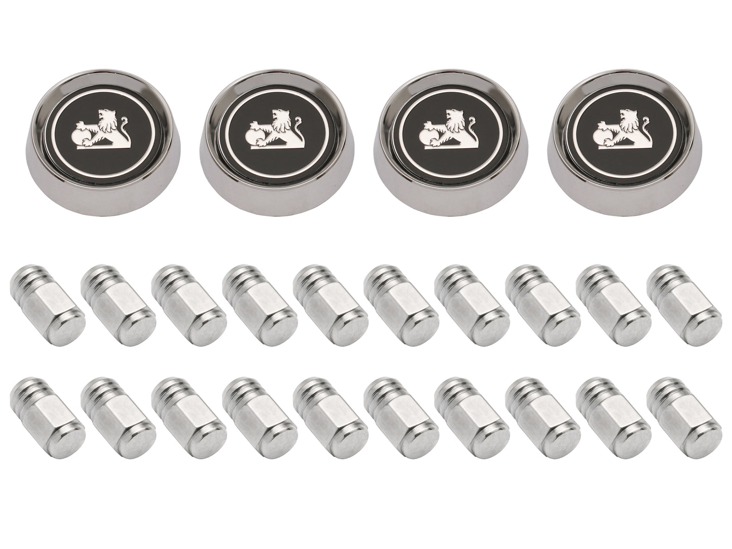 Wheel Cap Kit With Nuts HJ HX HZ GTS LH LX (4 Wheels) - WC1007A