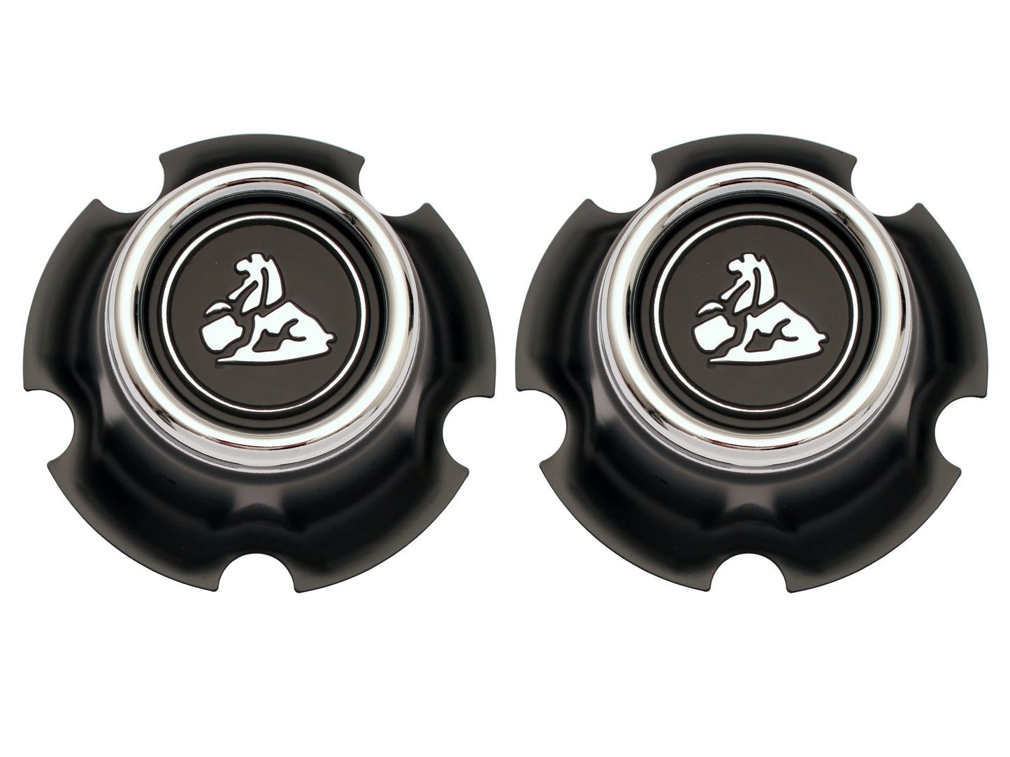 Wheel Centre Cap (Black) Torana LJ (Pair) - WC1008