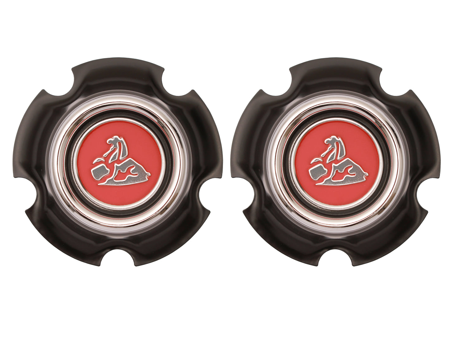 Wheel Centre Cap (Red) Torana LC (Pair) - WC1009