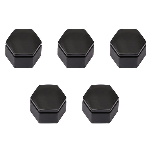 Wheel Cap Nut Cover Kit Plastic Black VE (5) - WC1016