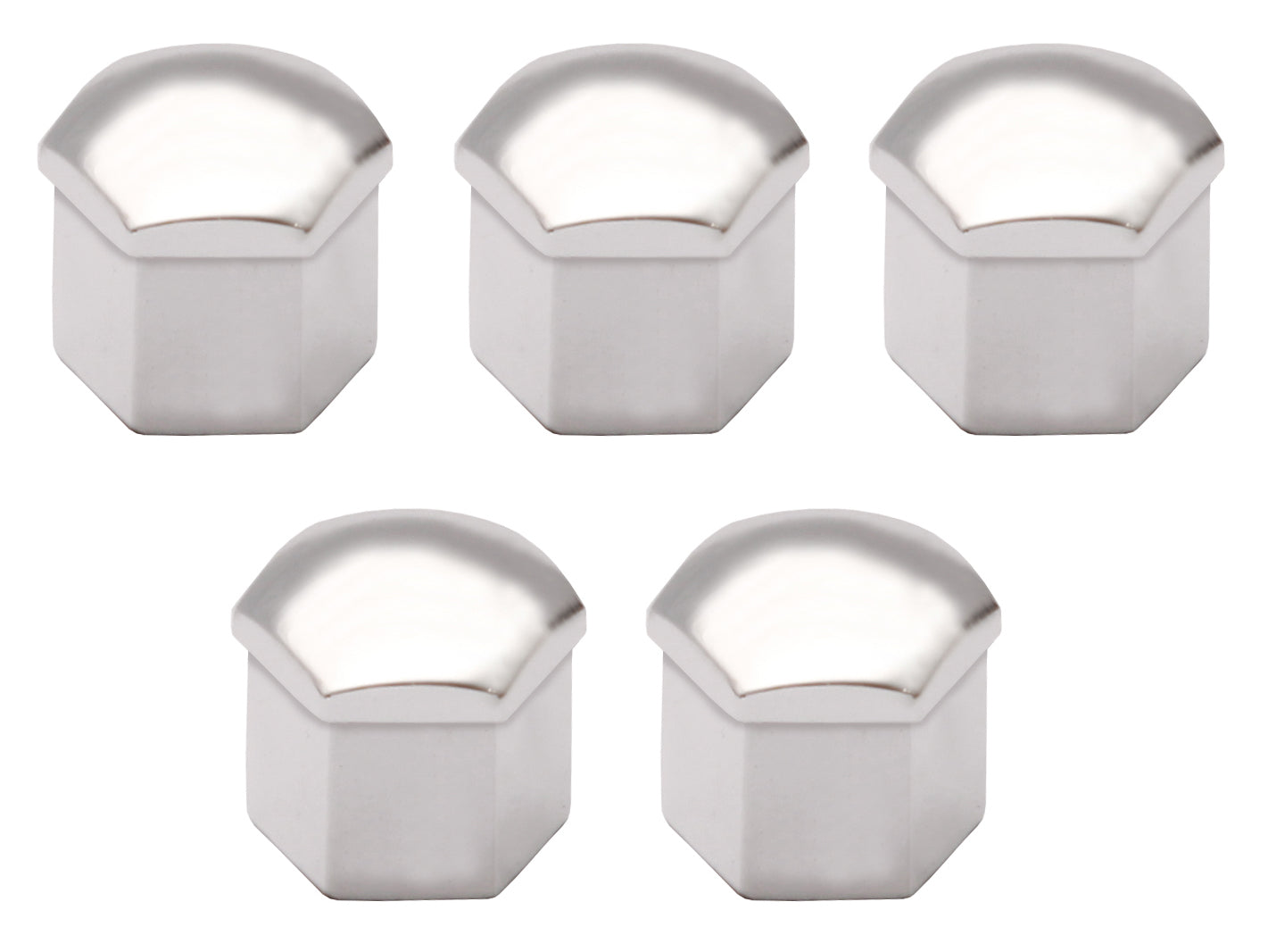 Wheel Cap Nut Cover Kit Plastic (Chrome) VB VC VH VK VL VN - VZ Commodore (5) - WC1019