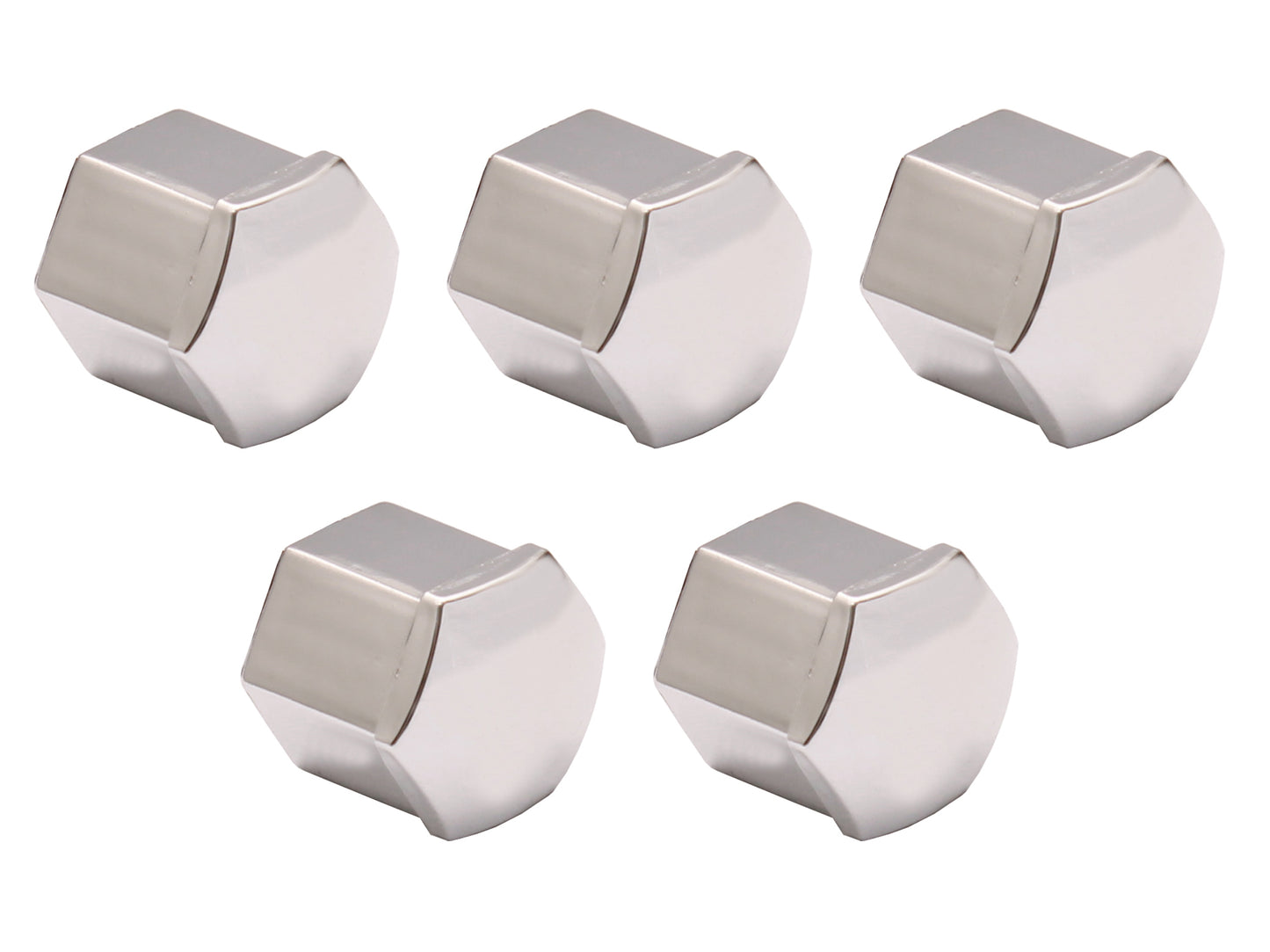 Wheel Cap Nut Cover Kit Plastic (Chrome) VB VC VH VK VL VN - VZ Commodore (5) - WC1019