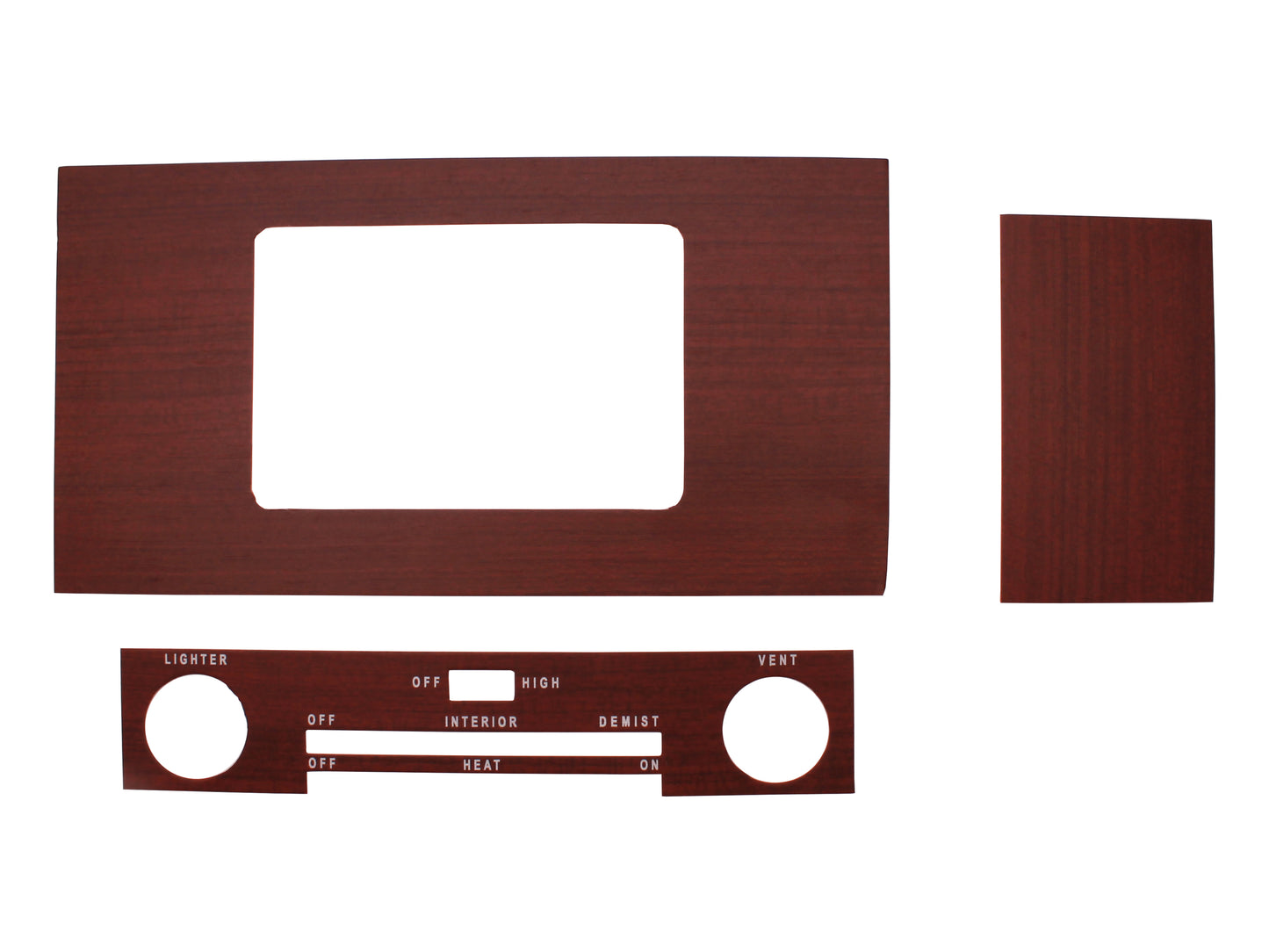 Heater Panel Kits HT 3 Piece Inserts Rosewood - WG1007