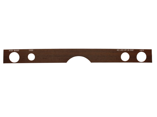 Dash Instrument Fascia Strip w/ Choke (Blackwood) Holden HK - WG1009