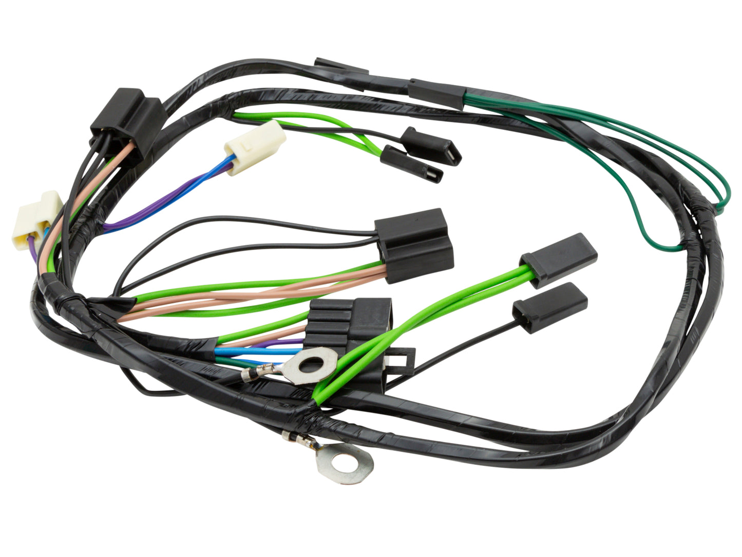 Twin Headlight & Horn Wiring Loom/Harness HX HZ Suit H4 & H1 Upgrade - WK1007