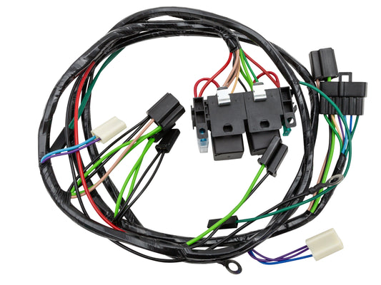 Twin Headlight & Relay Wiring Loom/Harness HX HZ Suit H4 H1 High Watt Globe - WK1023