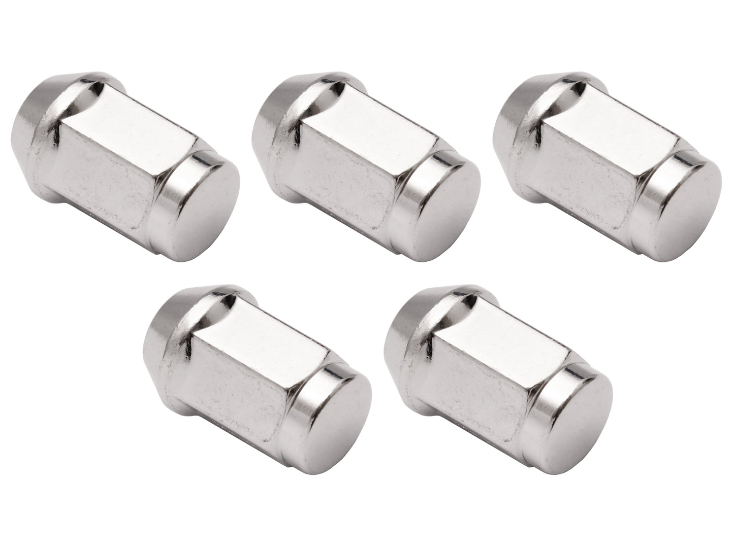 Wheel Nut Kit Holden 7/16" Chrome Bulge (5) - WN10095