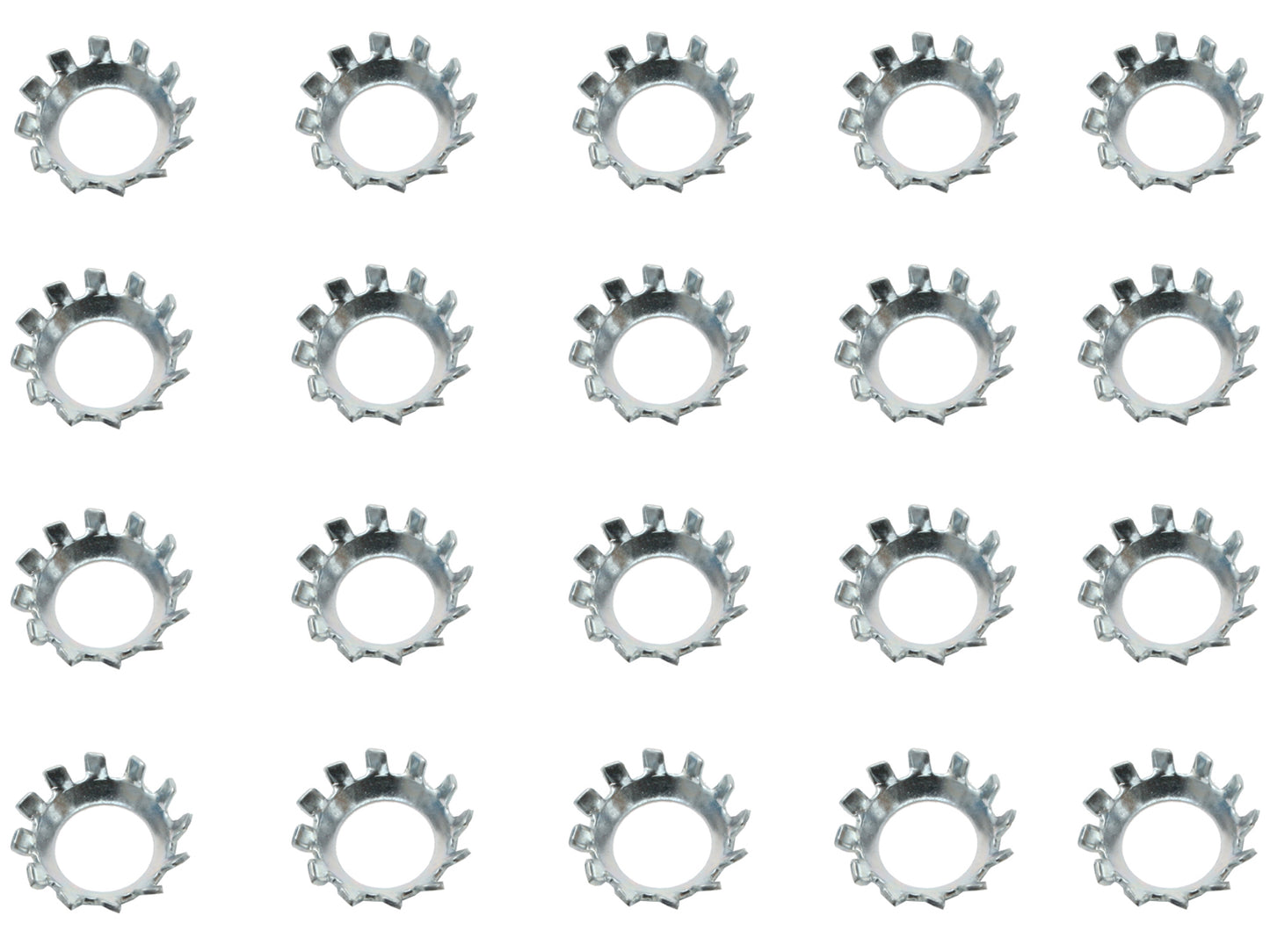 Universal Washers Ext Tooth Star Countersunk 5/16" (20 Pcs) - WP0009