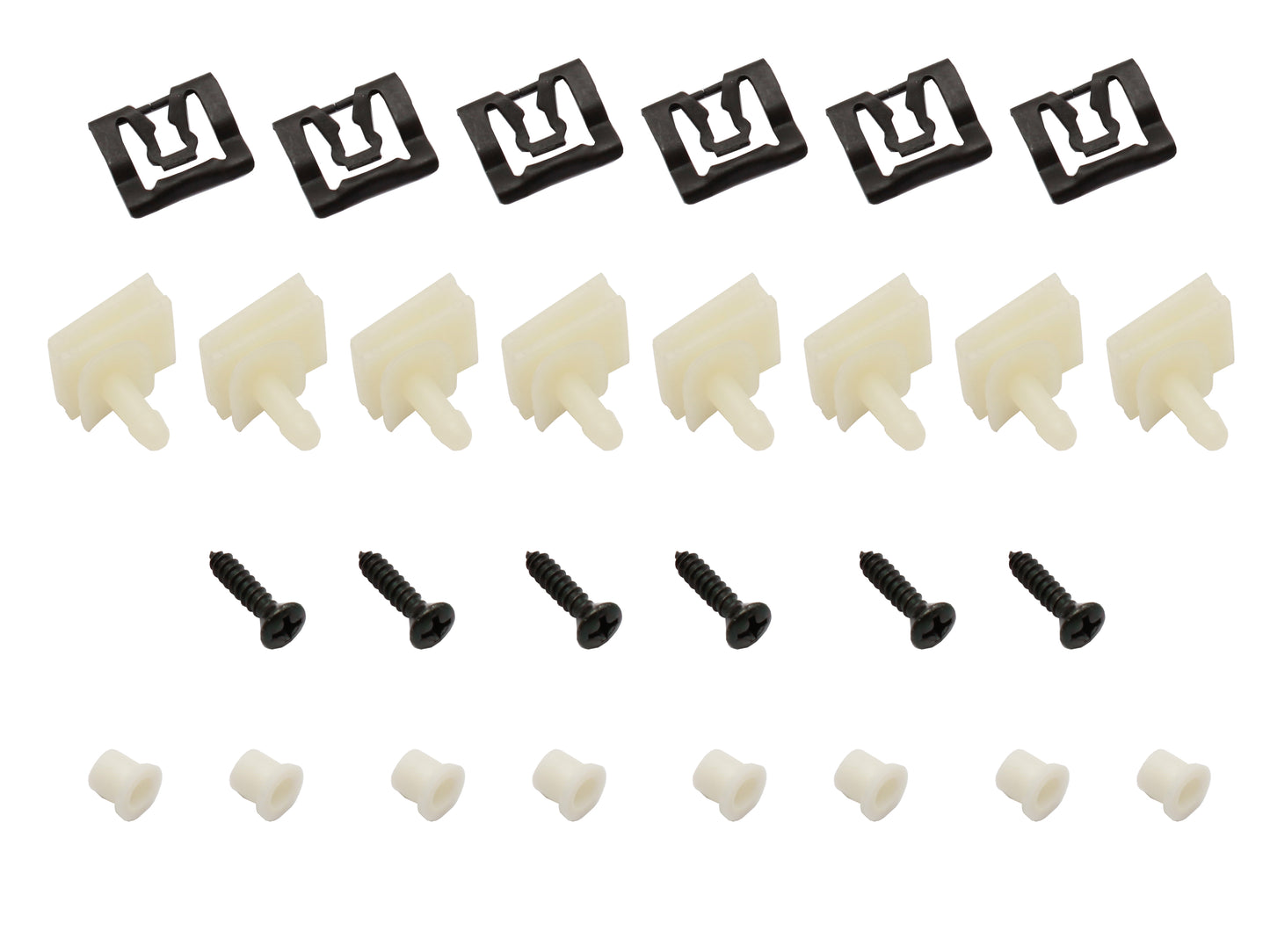 Windscreen Moulding Clip Kit Rear XW XY GT Black - WSC2003