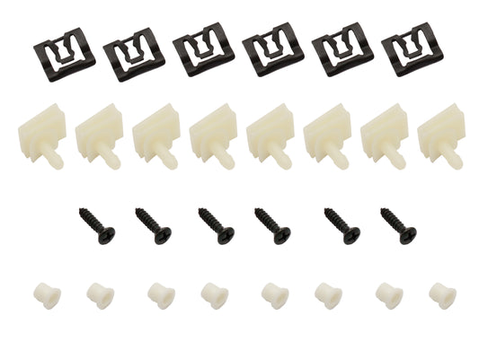 Windscreen Moulding Clip Kit Rear XW XY GT Black - WSC2003