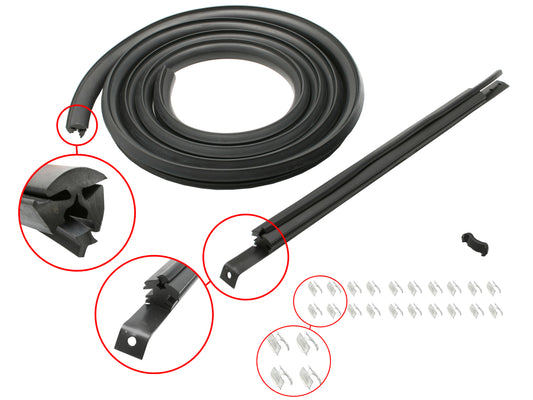 Windscreen Seal FJ Special With Centre Bar - WSF105D