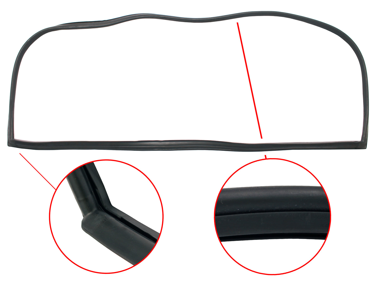 Windscreen Seal VB All, VC VH Commodore Exc SS & SLE - WSF115A