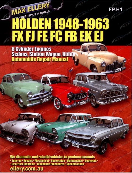 Workshop Manual 48 FJ FE FC FB EK EJ Holden - WSM48-63