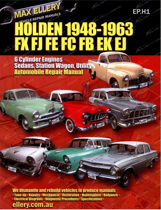 Workshop Manual 48 FJ FE FC FB EK EJ Holden - WSM48-63
