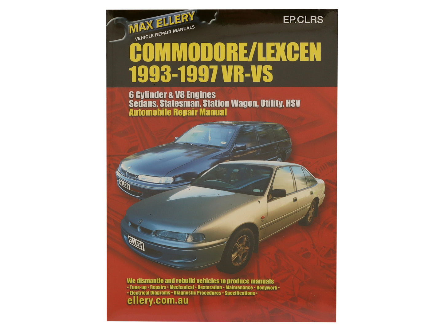 Workshop Manual VR VS 6 & 8 Cyl Commodore - WSMVR-VS