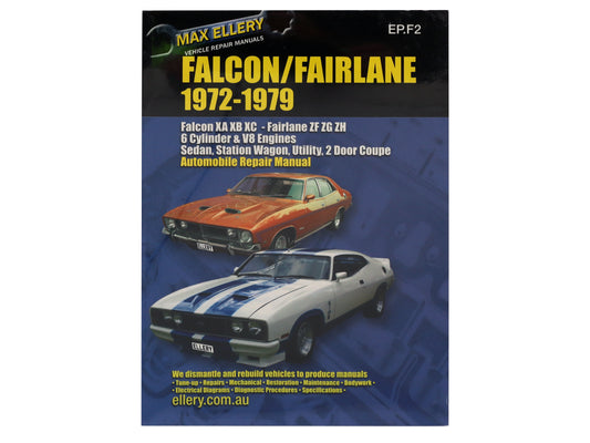 Workshop Manual XA XB XC 6 & 8 Cyl - WSMXA-XC