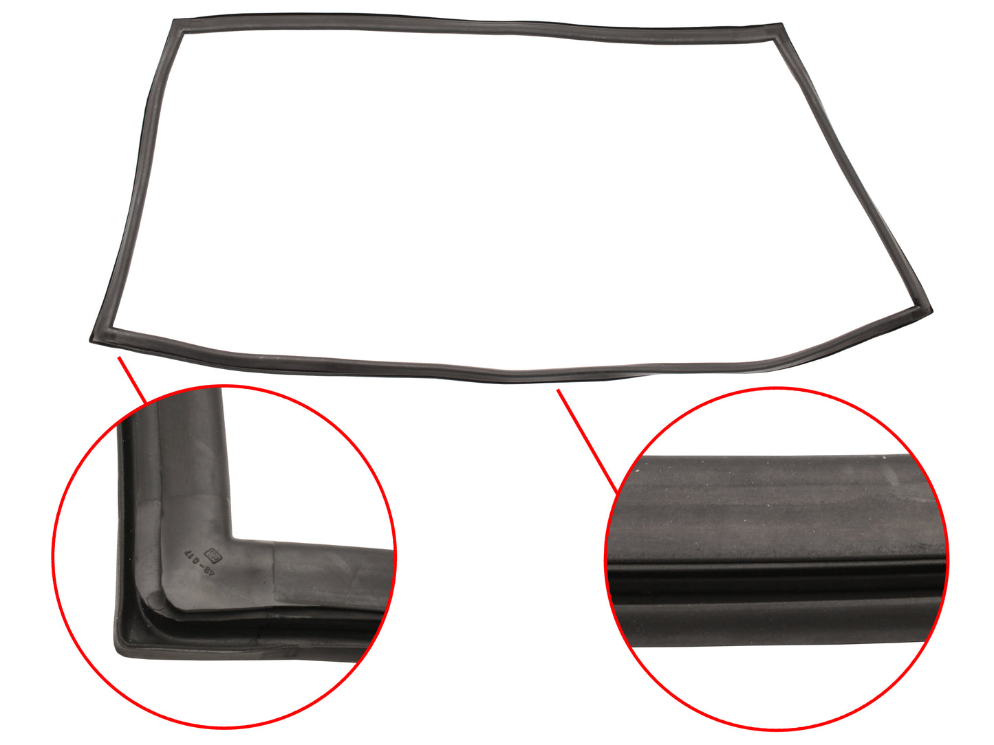 Seal Screen Rear VC VH SLE Sedan VK VL Calais Sedan - WSR124B