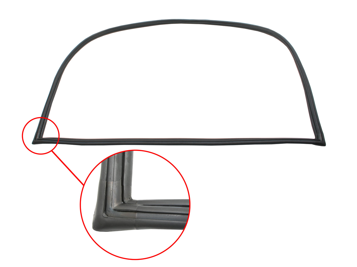 Seal Screen Rear LH LX UC Sedan - WSR129