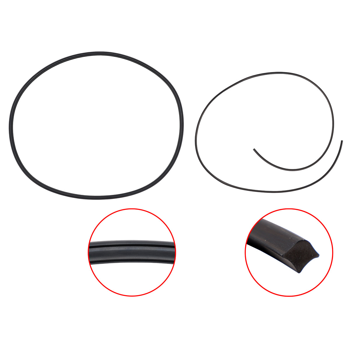 Seal Side Window Front Ford XA XB XC XD XE XF XG XH Panel Van - WSS271