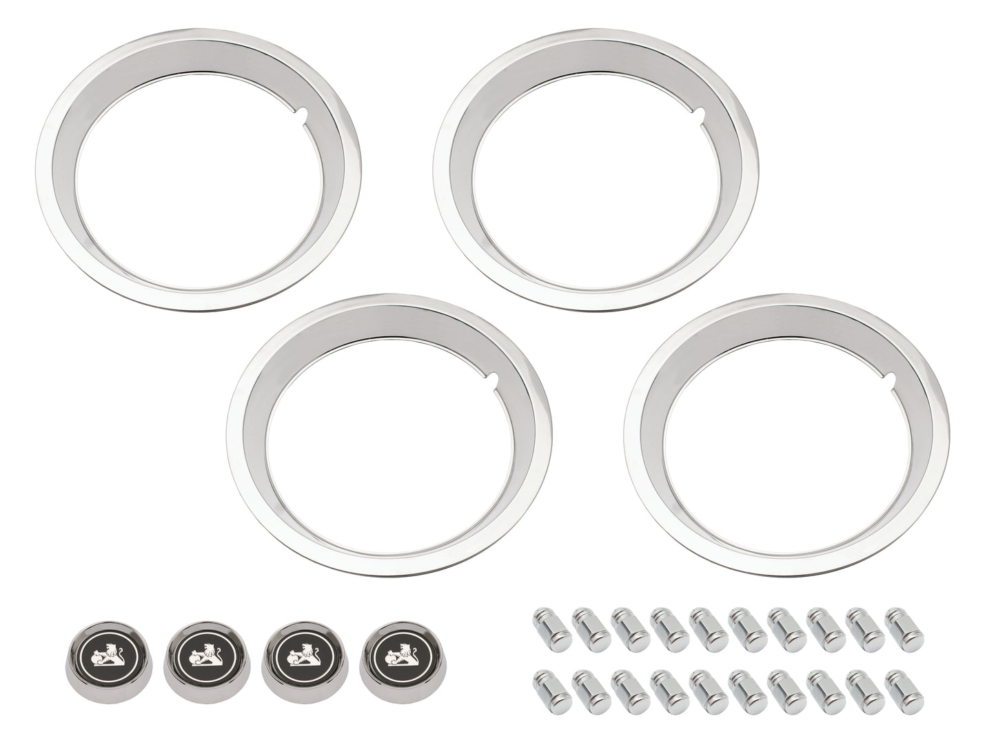 Wheel Trim Cap & Nut Kit Late HJ HX HZ (4 Wheels) - WT1004A