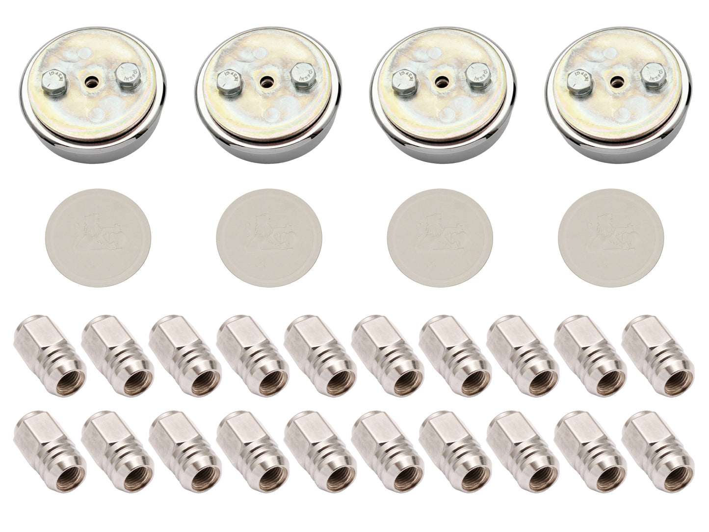 Wheel Trim Cap & Nut Kit Late HJ HX HZ (4 Wheels) - WT1004A