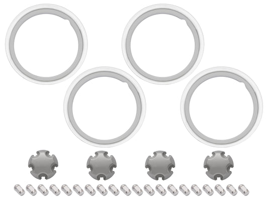 Wheel Trim Cap & Nut Kit VB VC VH VK VL VN - VZ Commodore 15" Steel Wheel (4) - WTCNVBVZ