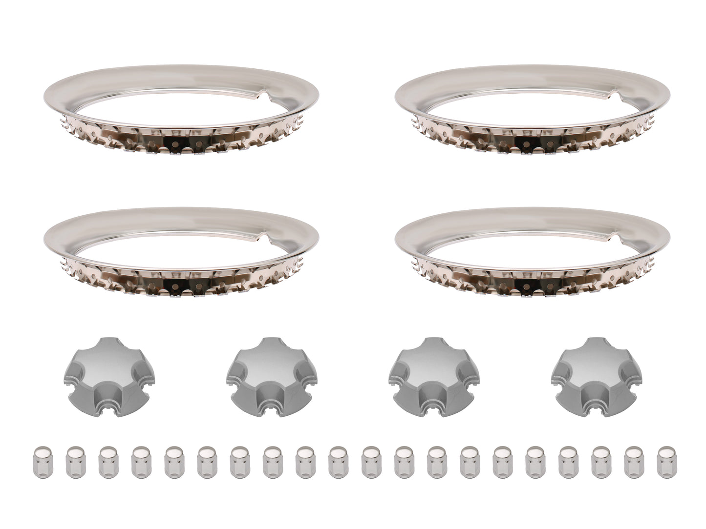 Wheel Trim Cap & Nut Kit VB VC VH VK VL VN - VZ Commodore 15" Steel Wheel (4) - WTCNVBVZ